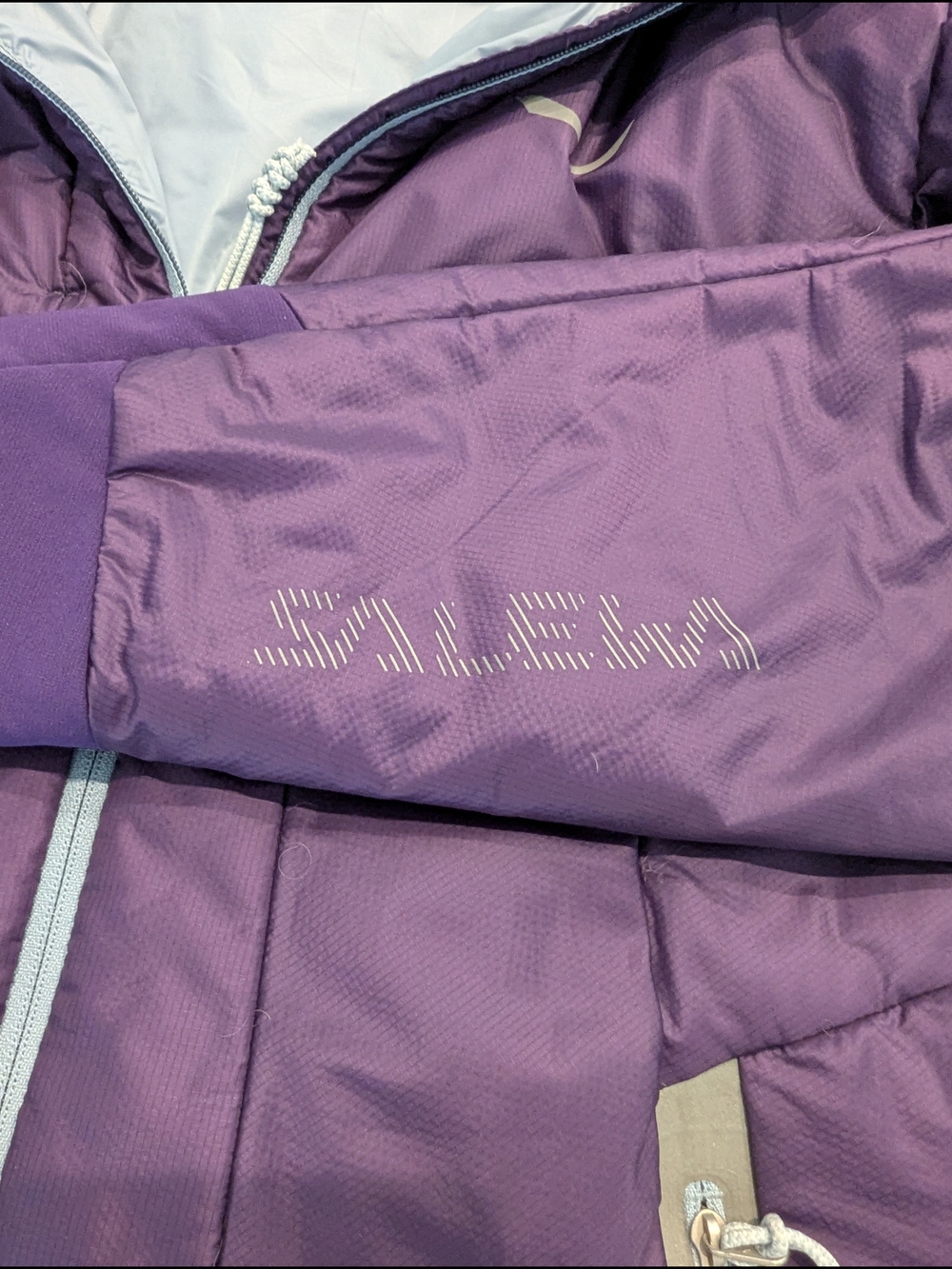 Women's Purple TirolWool Insulated Hoodie - Picture 7 of 7